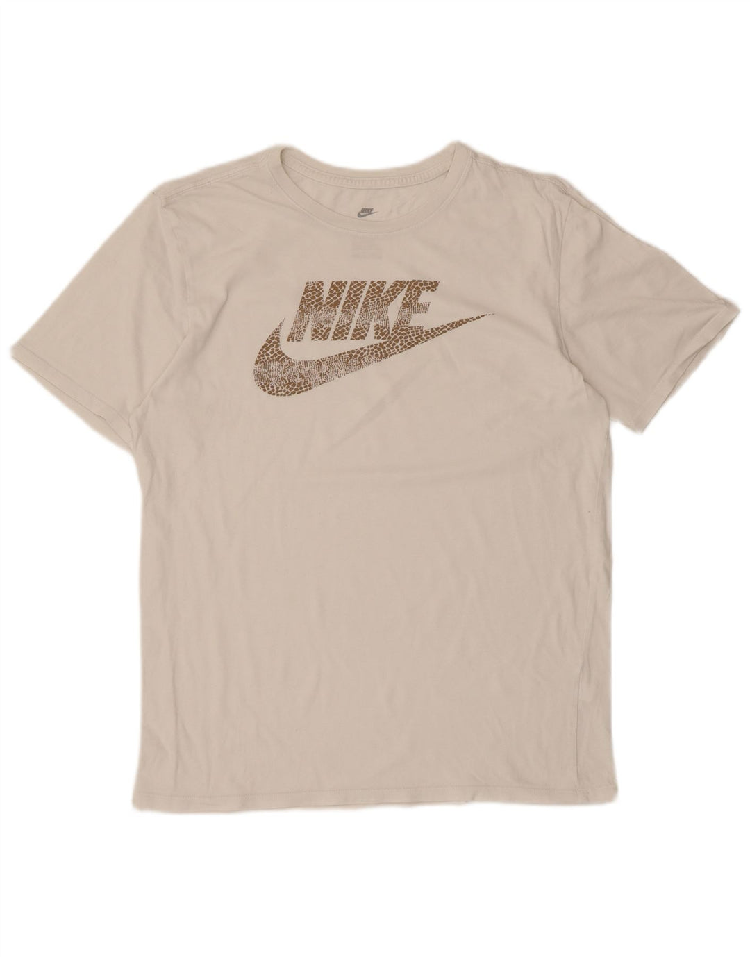 Nike Hommes Athletic Cut Graphic T-Shirt Top Blanc Moyen