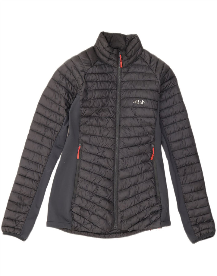 Rab Veste matelassée surdimensionnée pour femme UK 10 Small Gris Polyamide