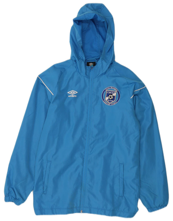 UMBRO Veste de survêtement à capuche pour garçon 13-14 ans XL Bleu Polyester
