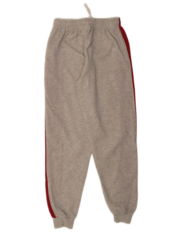Pantalon de survêtement graphique femme vintage Joggers UK 6 XS Grey Colourblock
