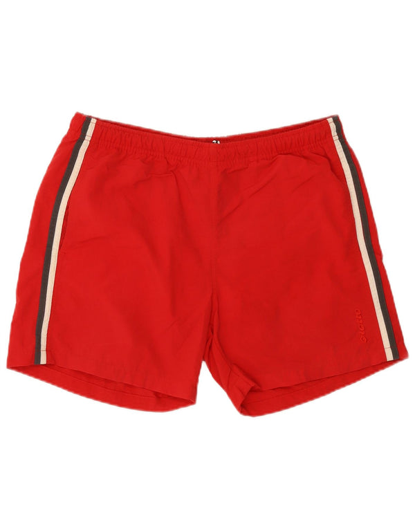 Lotto Short de bain pour homme UK 40/42 Large Rouge Nylon