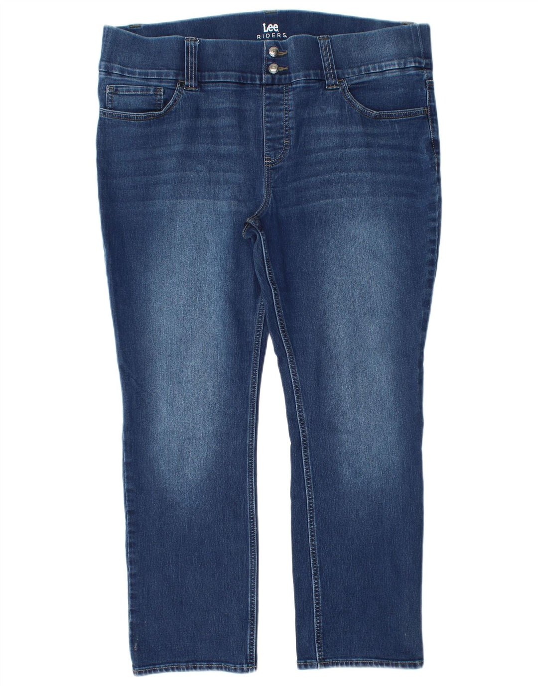 Lee Riders Slim Jeans US 18 2XL W38 L27 Bleu Coton