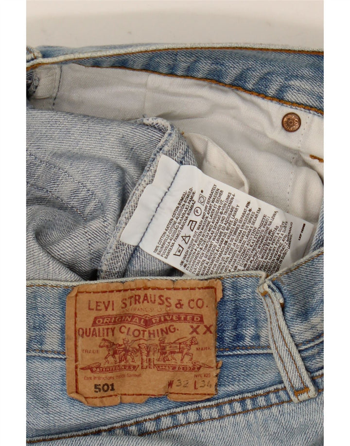Levi's Jean Droit 501 Homme Bleu Coton W32 L31