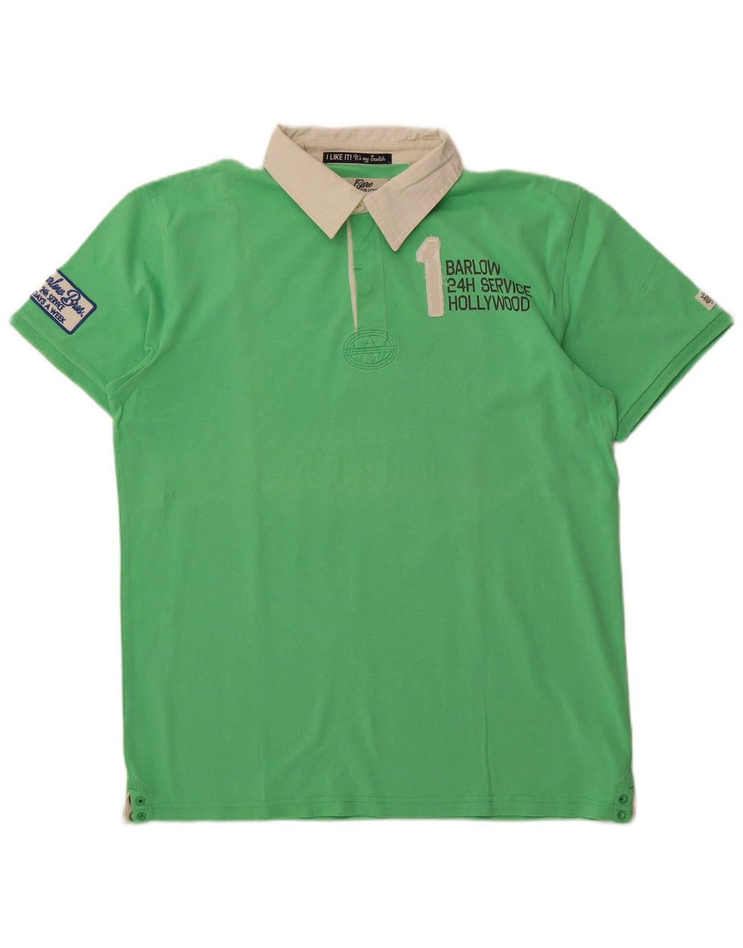 SCOTCH & SODA Polo Rugby Graphique Homme XL Vert Coton