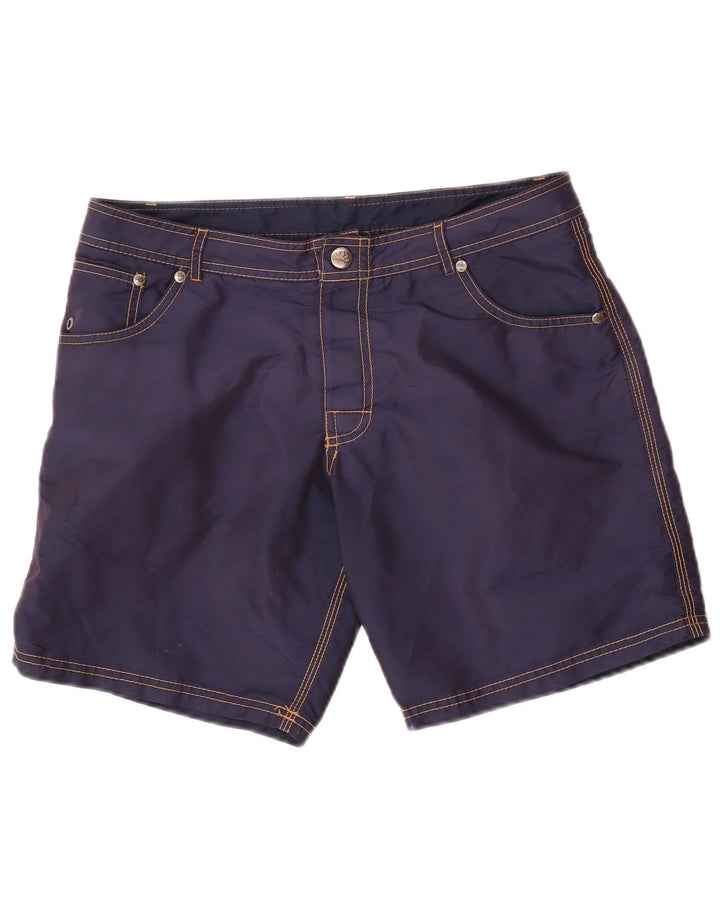 Short de bain homme Sundek polyester bleu marine moyen