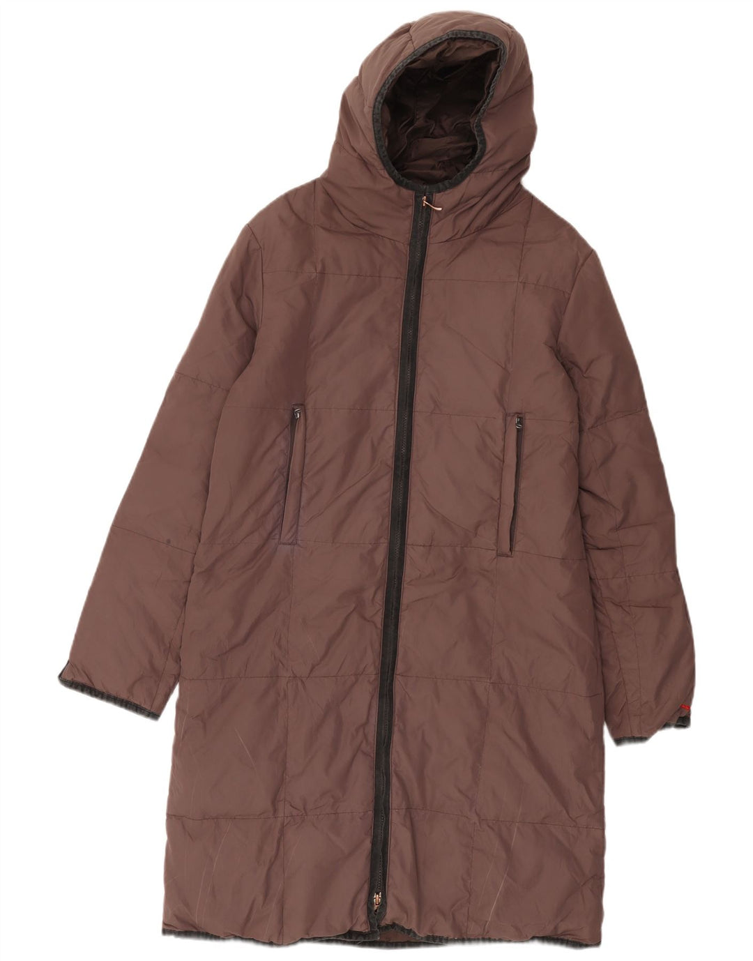Miss Sixty Manteau rembourré à capuche pour femme UK 14 Violet moyen
