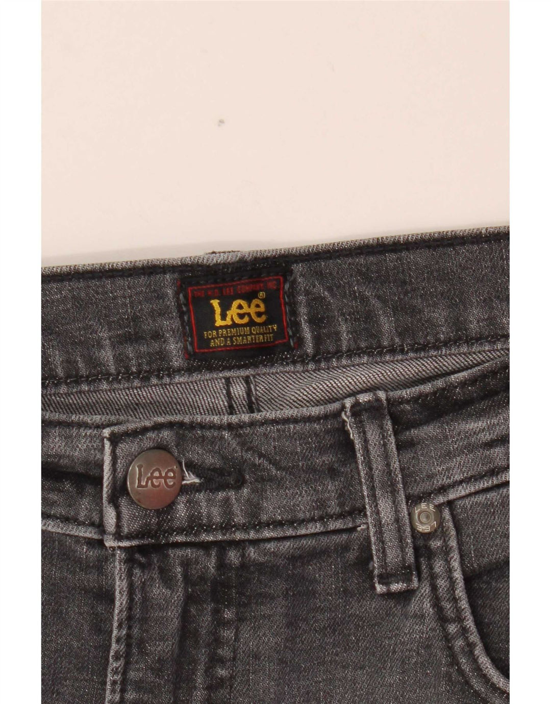 Lee Jean Slim Rider W29 L29 Homme Gris Coton
