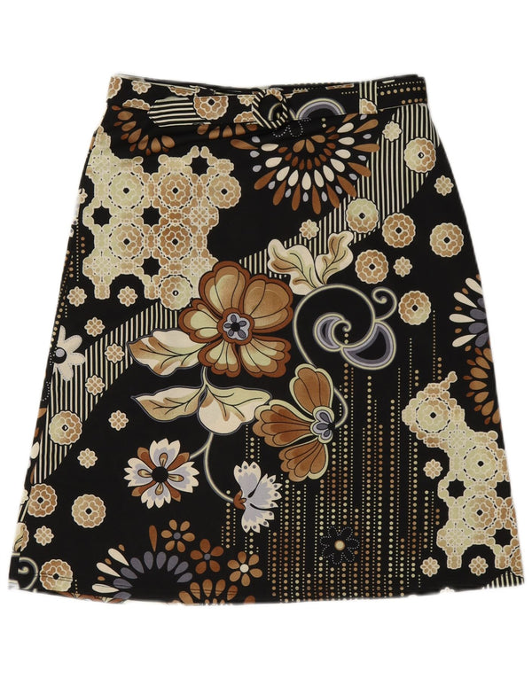 Imperial Jupe trapèze graphique pour femme Medium W28 Noir Floral