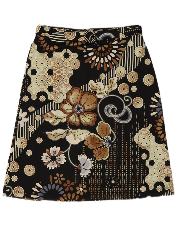 Imperial Jupe trapèze graphique pour femme Medium W28 Noir Floral