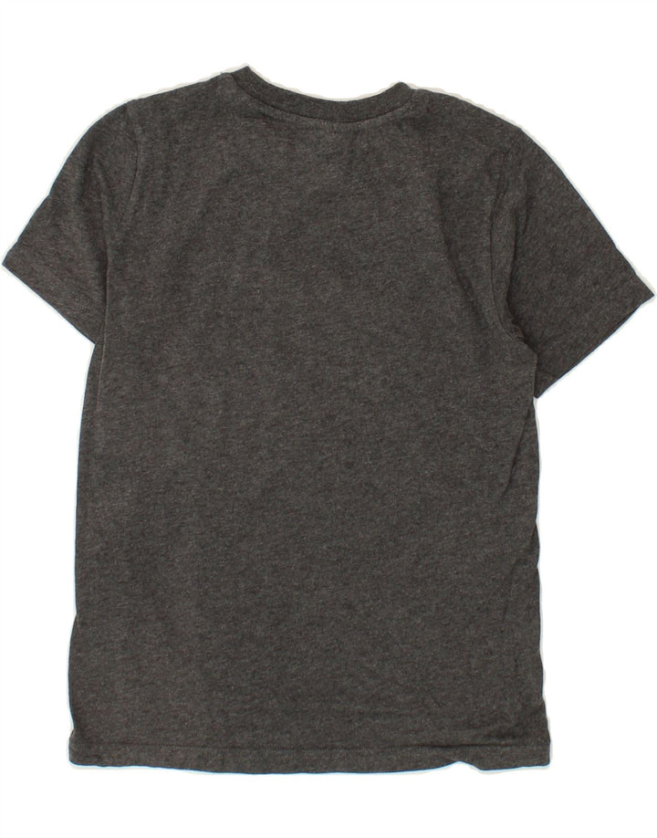 ADIDAS Boys T-Shirt Top 9-10 Years Grey Cotton Vintage Adidas and Second-Hand Adidas from Messina Hembry 