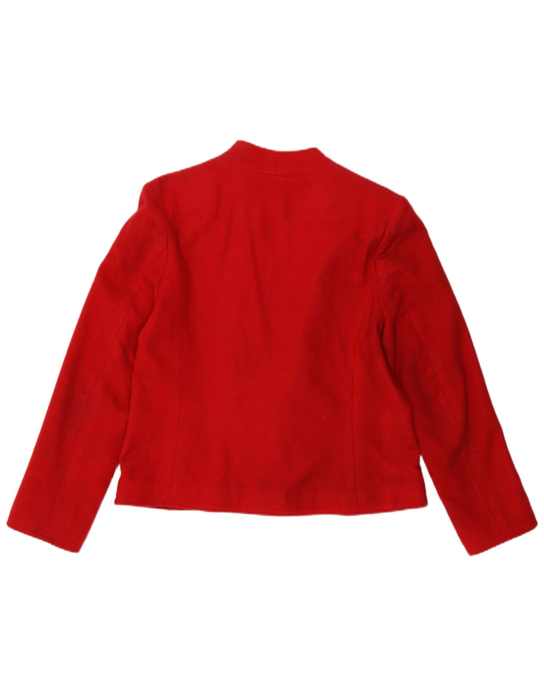 vintage Femmes 1 Bouton Blazer Veste UK 12 Rouge Moyen
