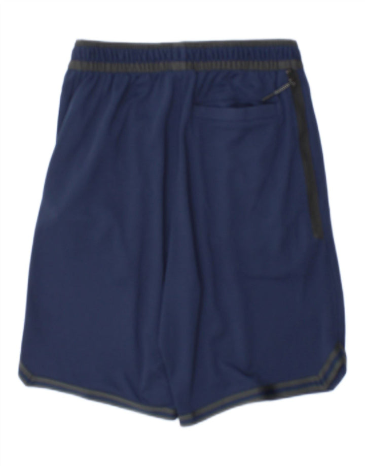 Jordan Short de sport Michigan Wolverines pour homme Petit bleu marine Polyester
