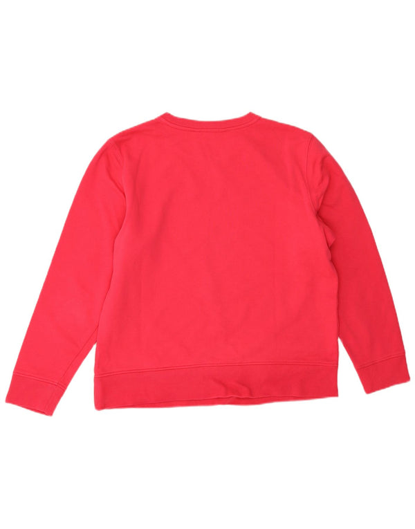 Tommy Hilfiger Sweat-shirt surdimensionné graphique pour femme UK 10 Petit Rose