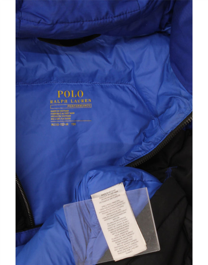 Polo Ralph Lauren Veste matelassée garçon 10-11 ans Noir moyen colour block