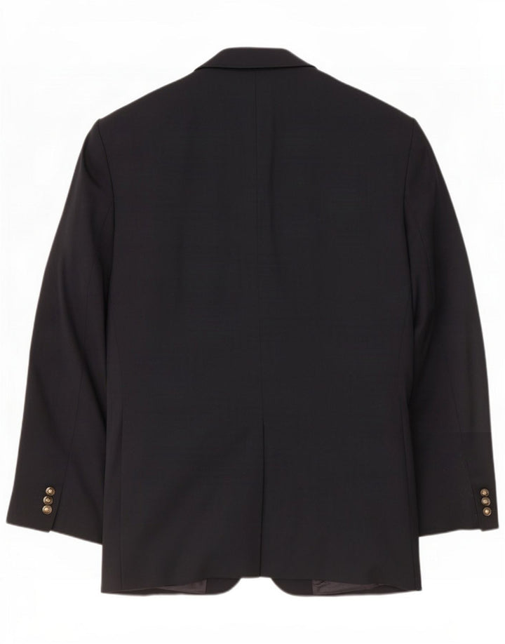 Marks & Spencer Veste blazer à 3 boutons pour homme UK 46 XL Laine vierge bleu marine