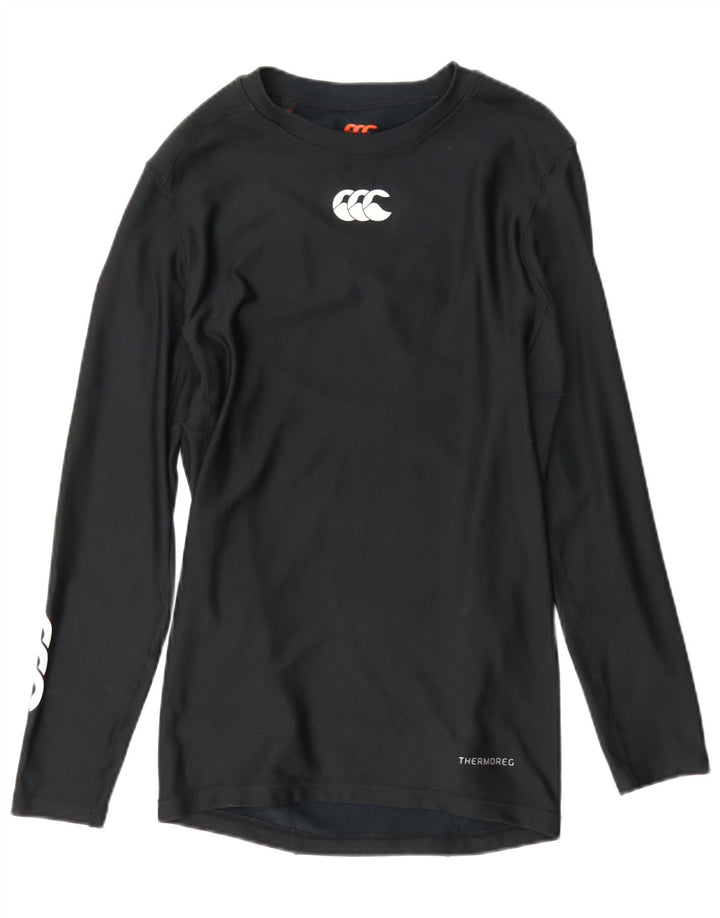 Canterbury Haut Graphique Femme Manches Longues UK 18 XL Noir Polyester