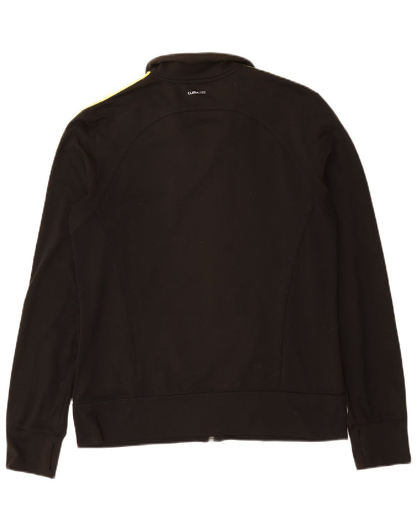 Adidas Veste de survêtement pour femme UK 12/14 Medium Noir Polyester