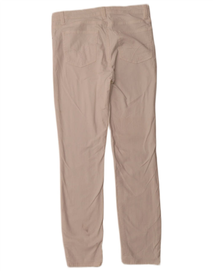 CREW CLOTHING Pantalon décontracté slim pour femme UK 12 Medium W30 L29 Blanc