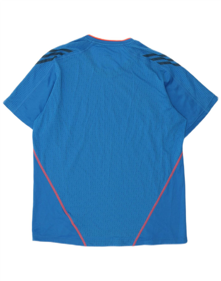 ADIDAS Hommes Climalite T-Shirt Haut Grand Bleu Polyester