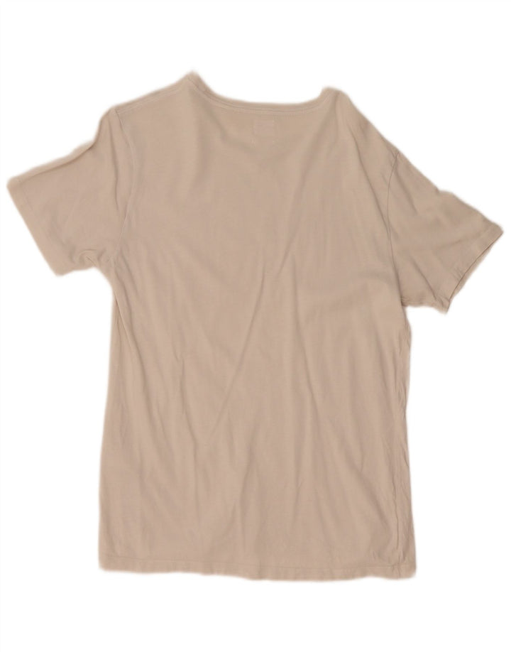 Levi's Tee-Shirt Coupe Standard Homme Blanc Cassé Moyen Coton