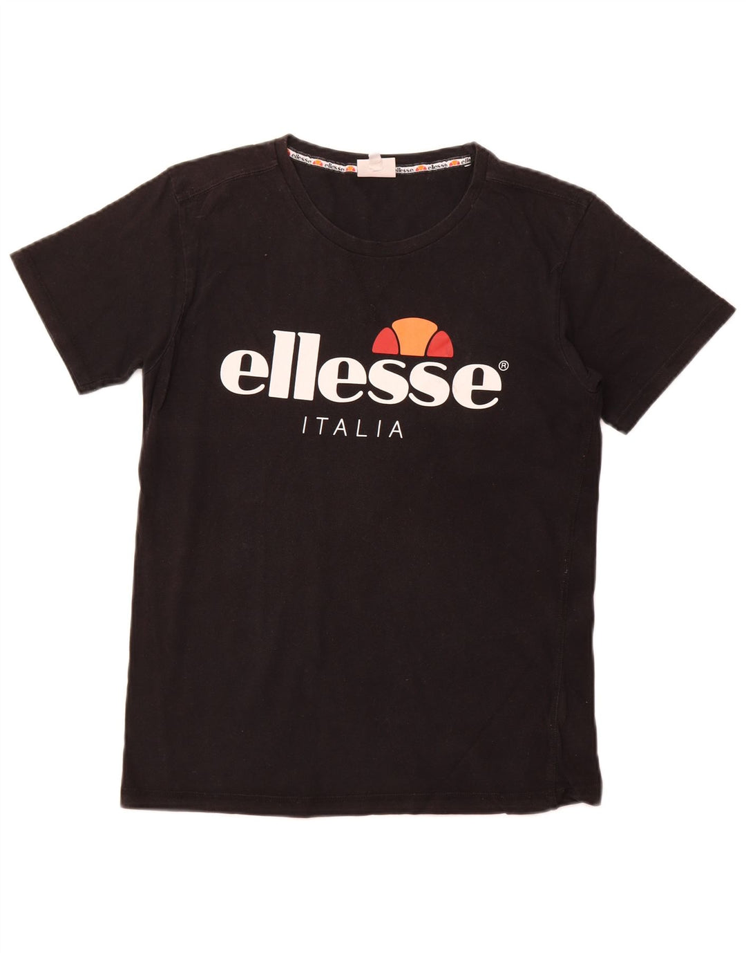 ELLESSE T-Shirt Graphique Homme Petit Noir Coton