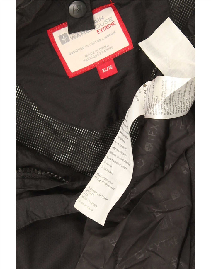 Mountain Warehouse Veste de pluie pour homme UK 42 XL Noir Polyester