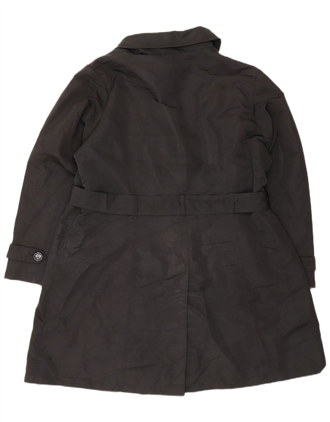 Marks & Spencer Trench-Coat Femme UK 22 3XL Noir Polyester
