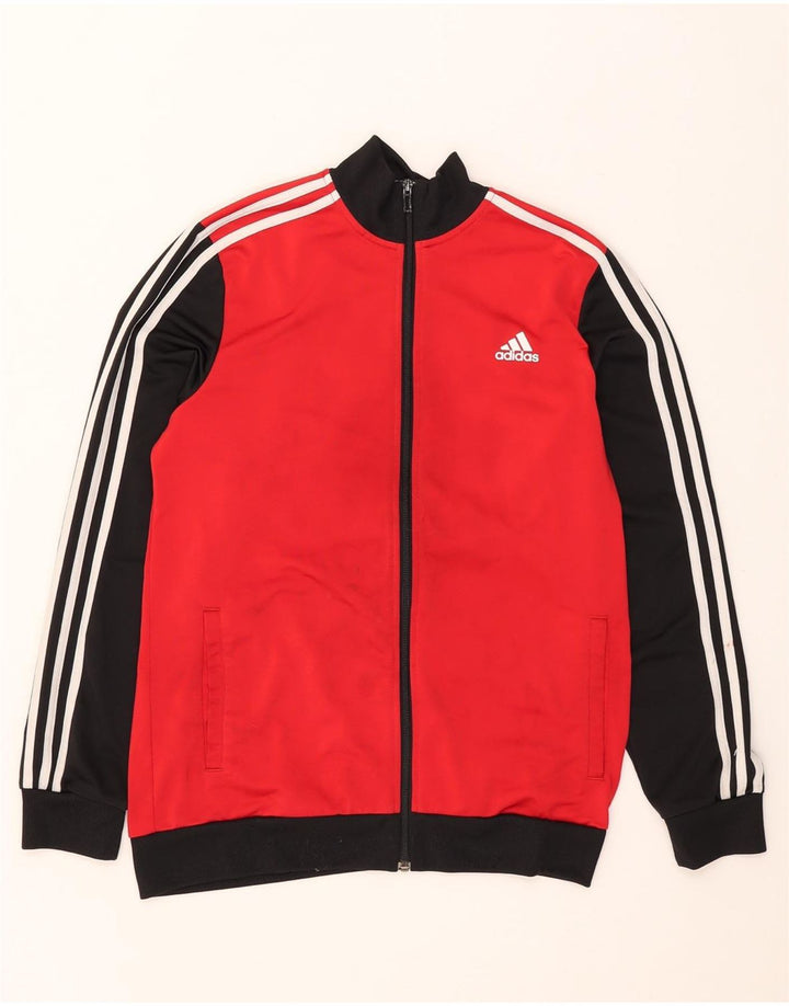 ADIDAS Veste de survêtement pour garçon 15-16 ans Rouge Colourblock
