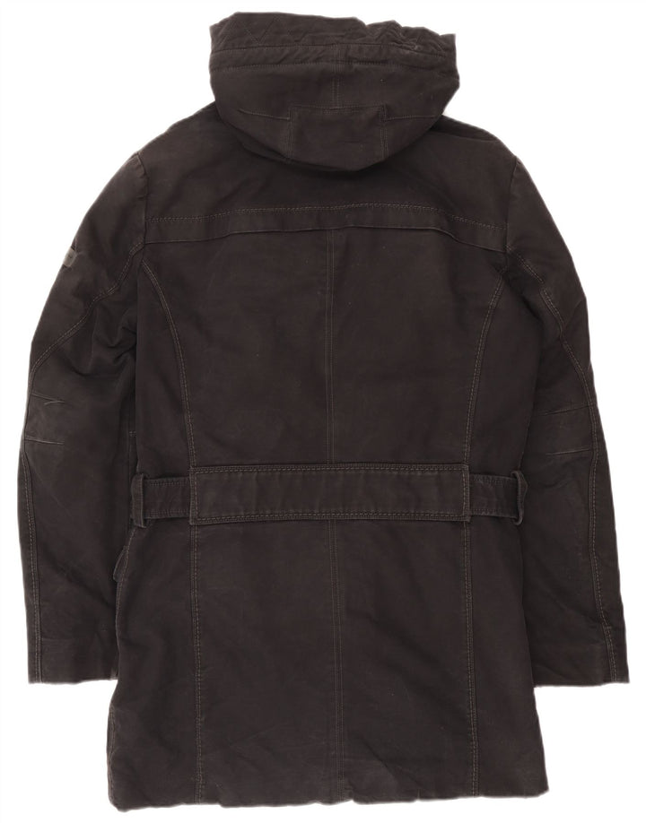 PEUTEREY Manteau matelassé à capuche pour homme EU 52 Large Noir