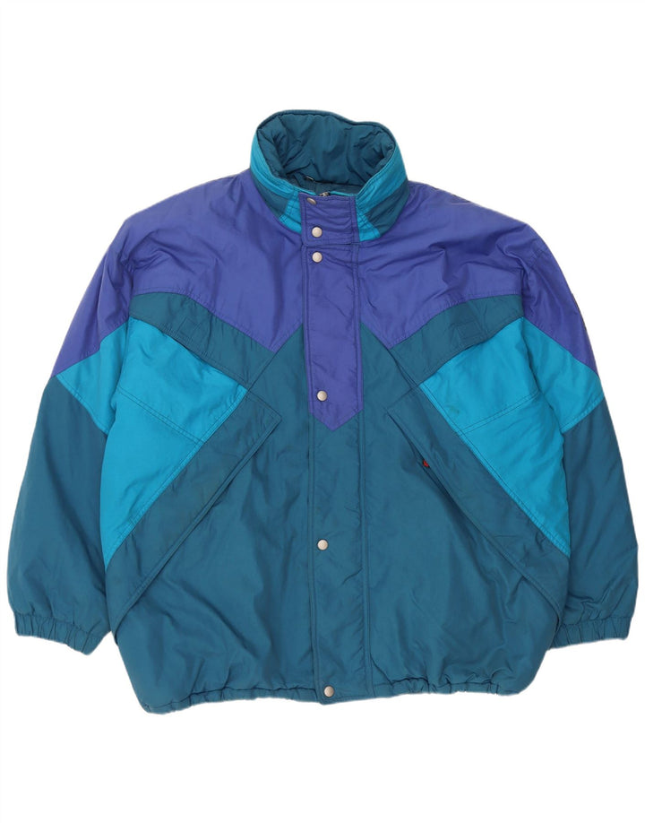Brugi Veste de ski à capuche pour homme IT 56 3XL Multicolore Colourblock Polyamide