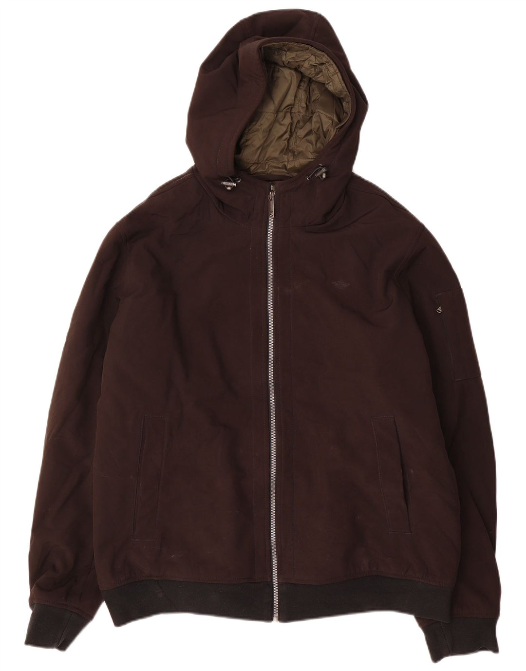 Dockers Veste Bomber à Capuche Homme UK 42 XL Noir Polyester