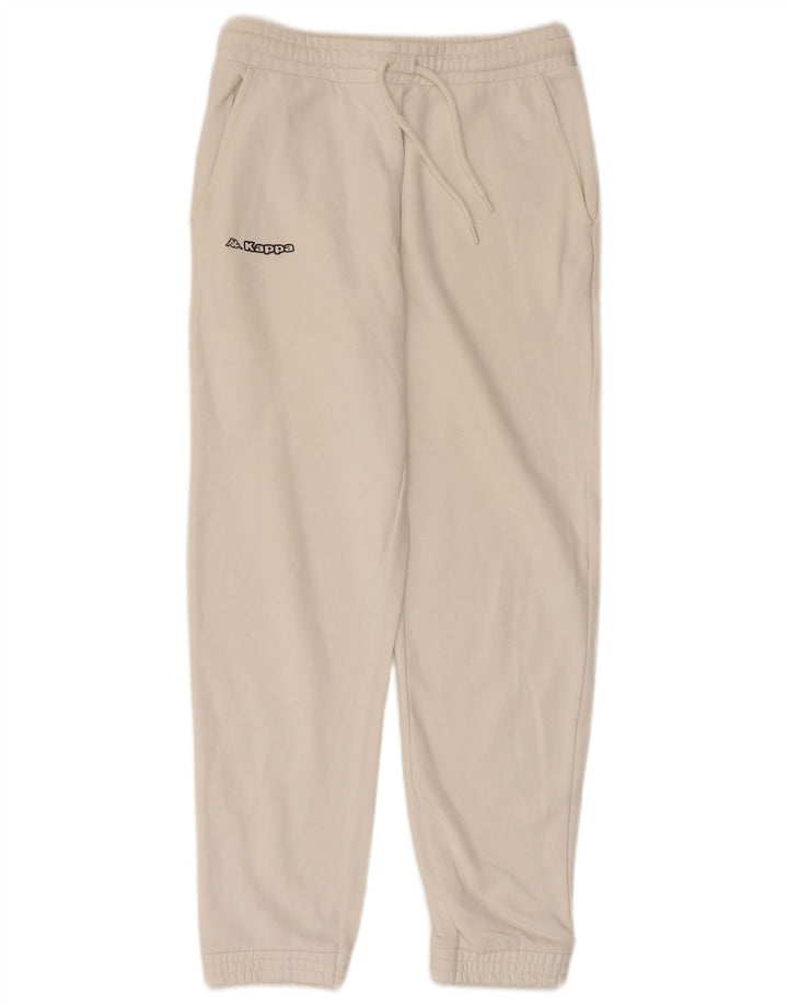 KAPPA Pantalon de Survêtement Homme Joggers Small Blanc Coton