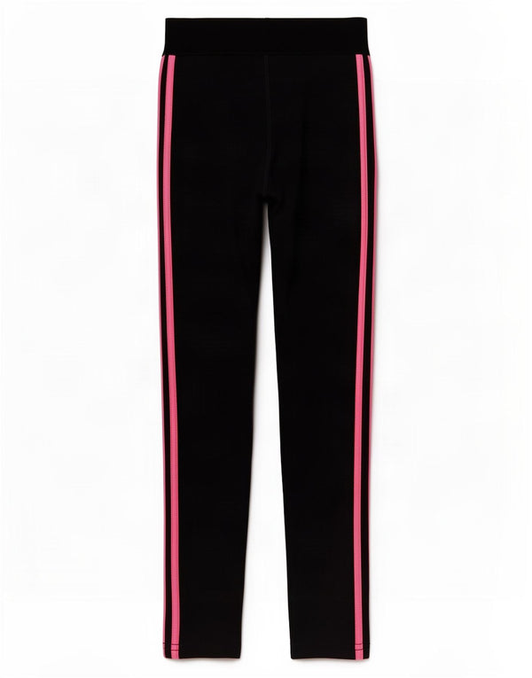 Adidas Leggings Femme UK 8/10 Petit Noir Coton