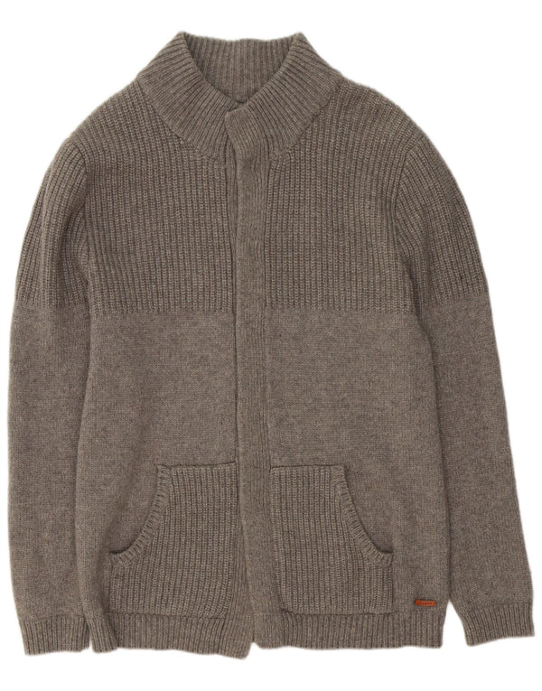 Guess Cardigan Pull XL Gris Laine Homme