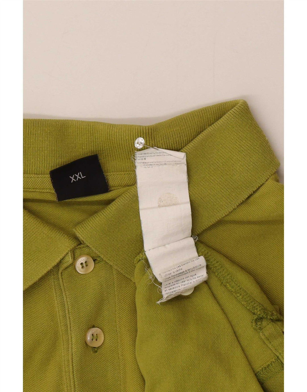 Hugo Boss Polo Homme 2XL Kaki Coton