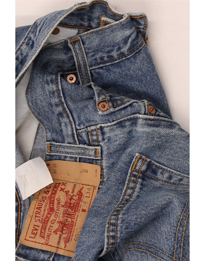 Levi's Jean Droit 501 Homme W38 L34 Bleu Coton Classique