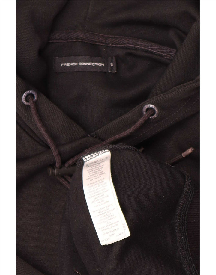 French Connection Pull à capuche pour homme Small Noir Polyester