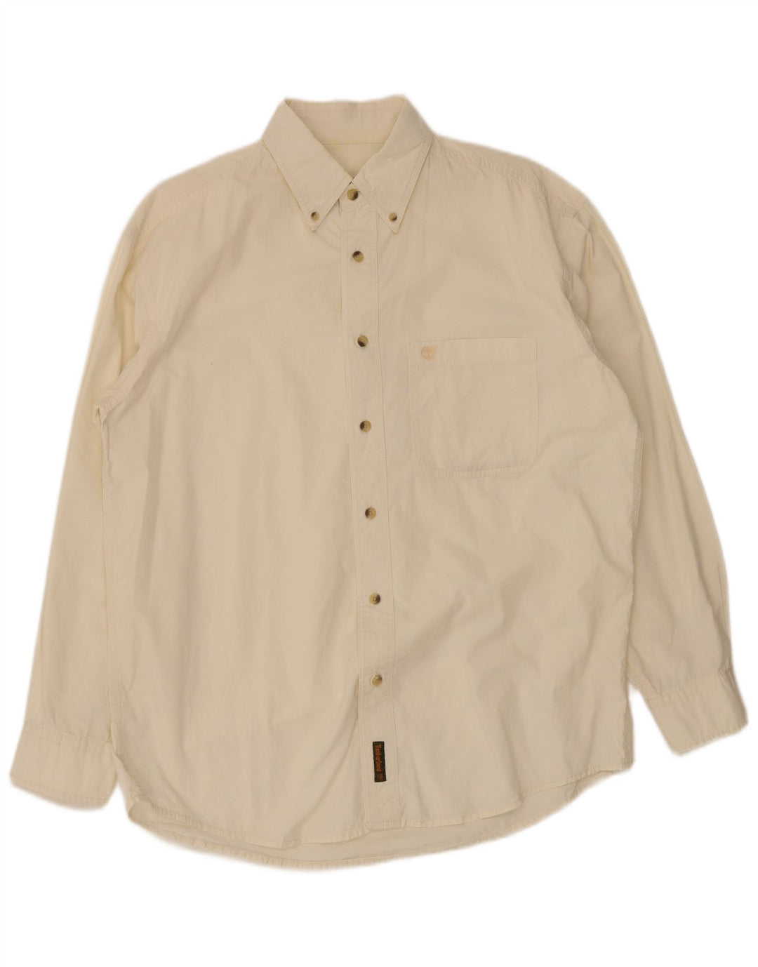Timberland Chemise Homme Beige Moyen Coton