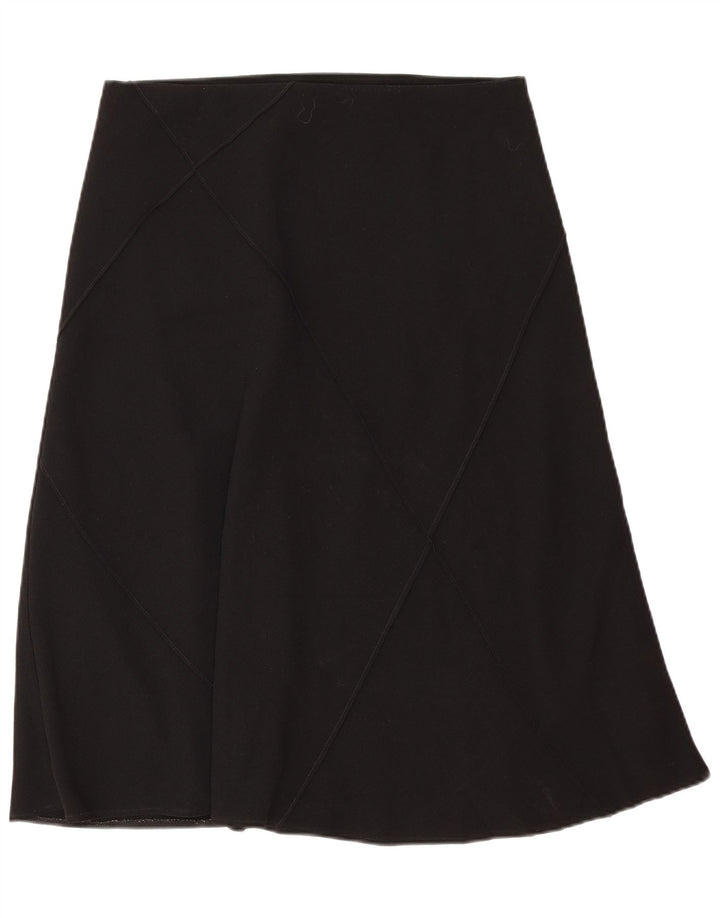 Marks & Spencer Jupe trapèze pour femme UK 14 Large W32 Noir Polyester