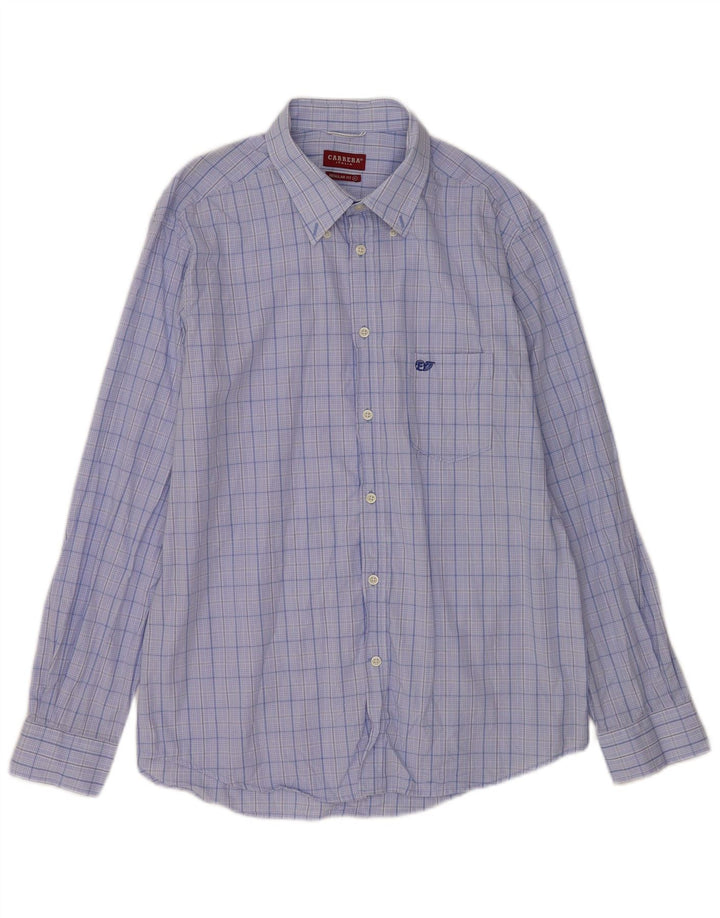 Carrera Chemise Regular Fit XL Bleu Carreaux Homme