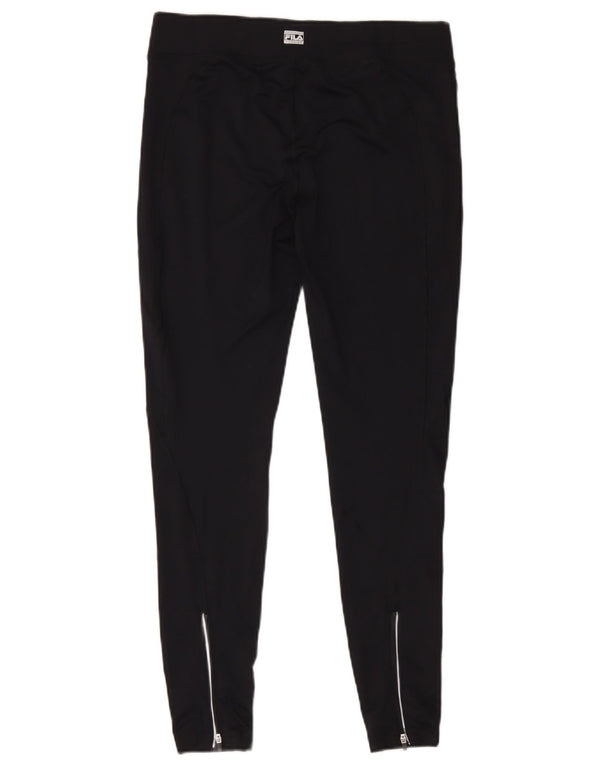 Fila Leggings Femme UK 44 Polyester Noir Moyen