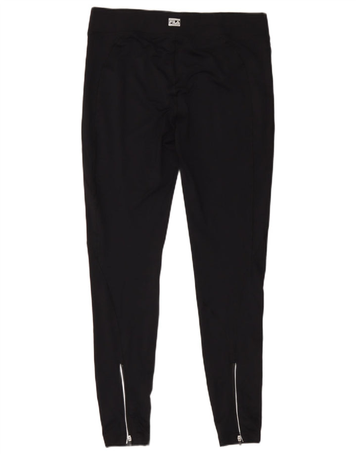 Fila Leggings Femme UK 44 Polyester Noir Moyen