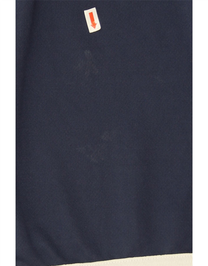 Umbro T-Shirt Homme Bleu Marine Large Colorblock Polyester