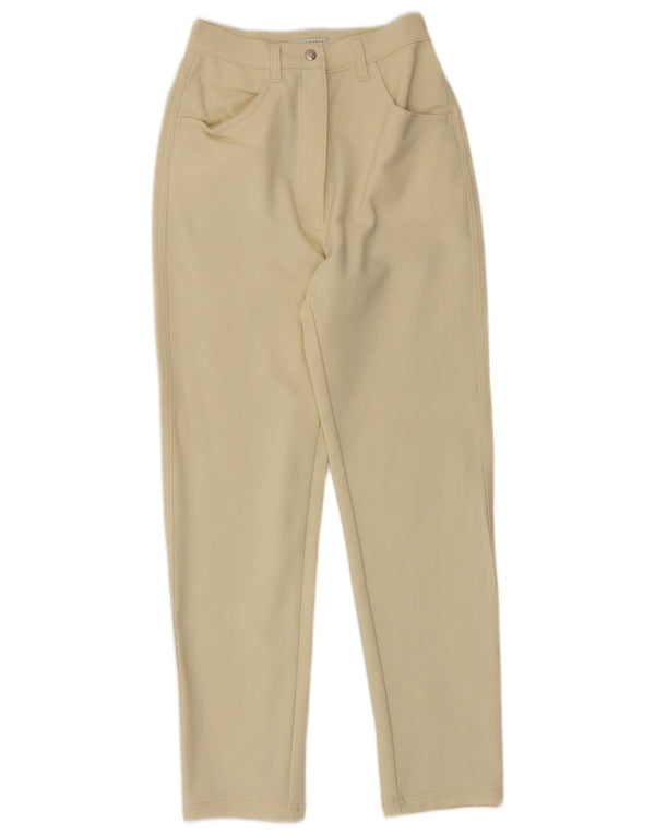 Penny Black Pantalon décontracté taille haute pour femme UK 8 Small W22 L27 Jaune