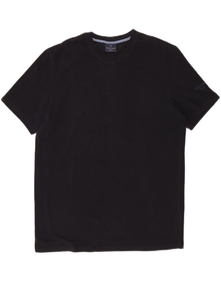 TRUSSARDI JEANS T-Shirt Homme Noir Moyen Coton