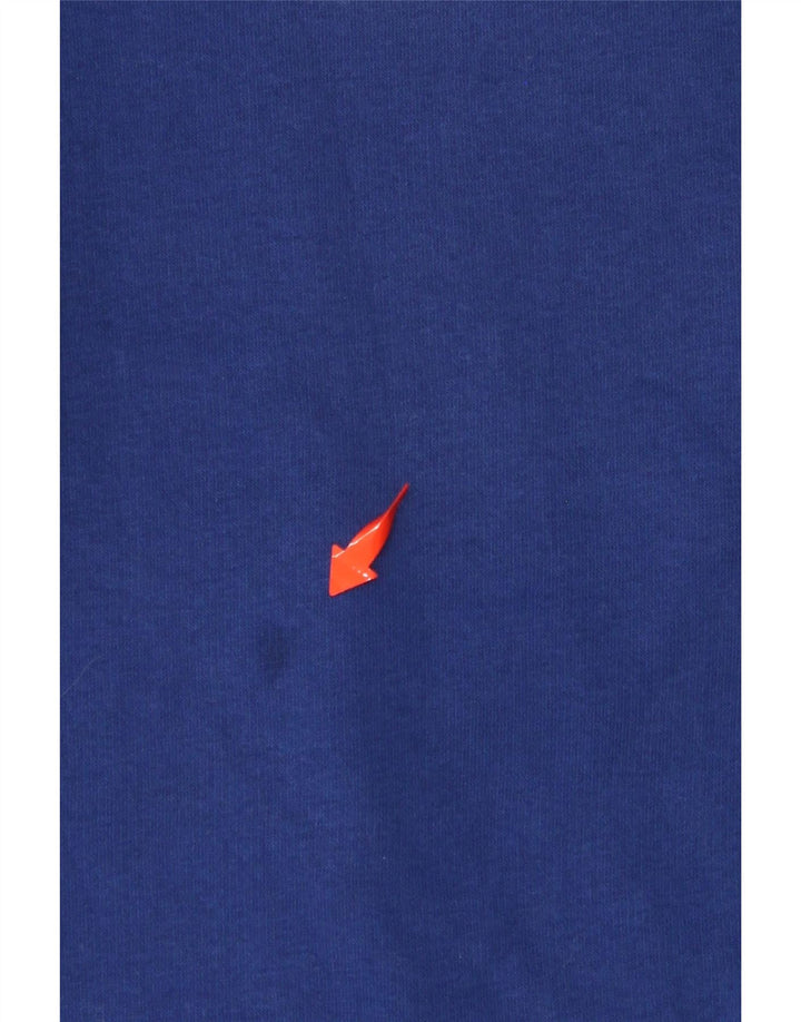 CHAMPION Sweat-Shirt Graphique Homme Petit Bleu Coton