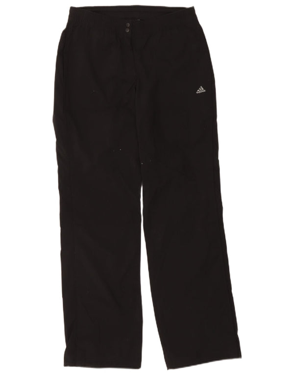 Adidas Pantalon de survêtement Climalite pour femme UK 10 Small Noir Polyester