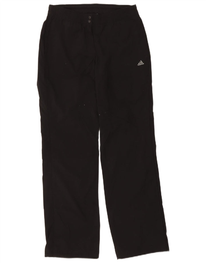 Adidas Pantalon de survêtement Climalite pour femme UK 10 Small Noir Polyester