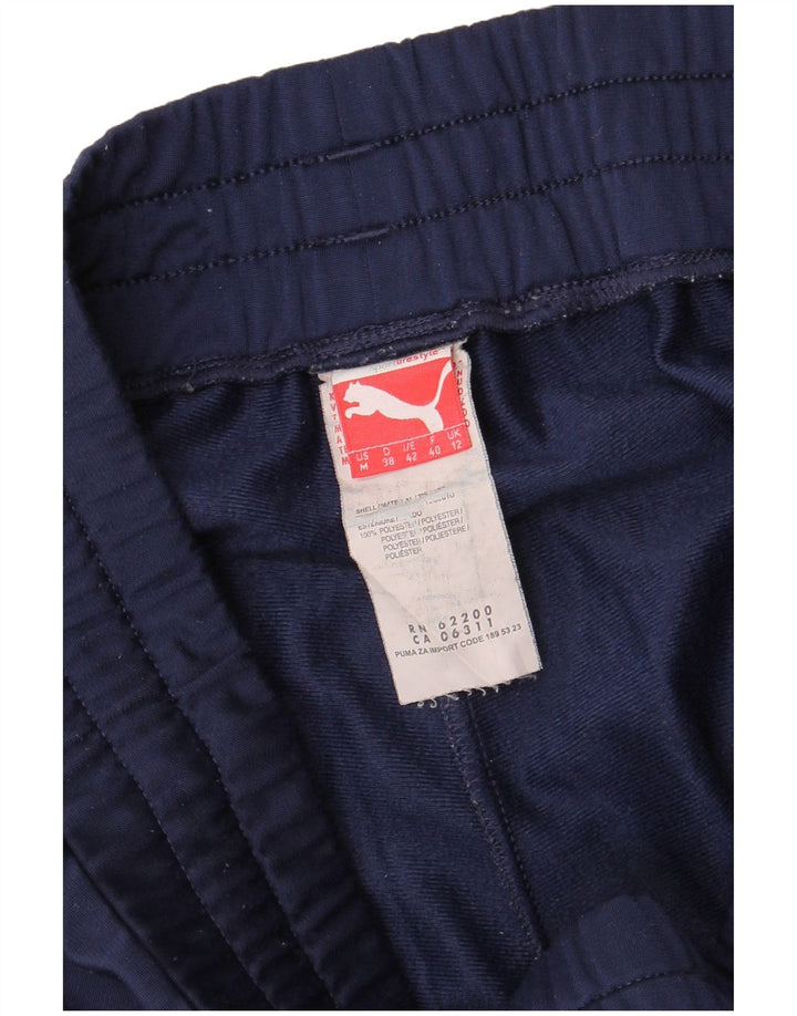 PUMA Pantalon de survêtement pour femme UK 12 Bleu marine moyen Polyester