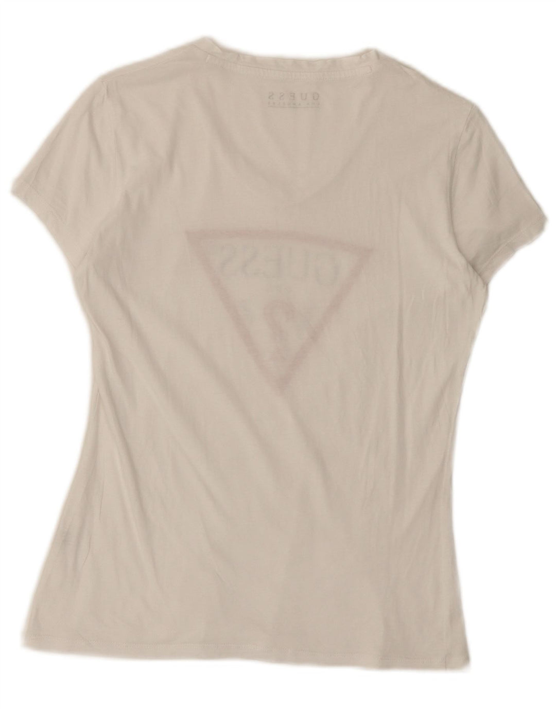 Guess T-shirt graphique pour femme UK 12 Blanc moyen